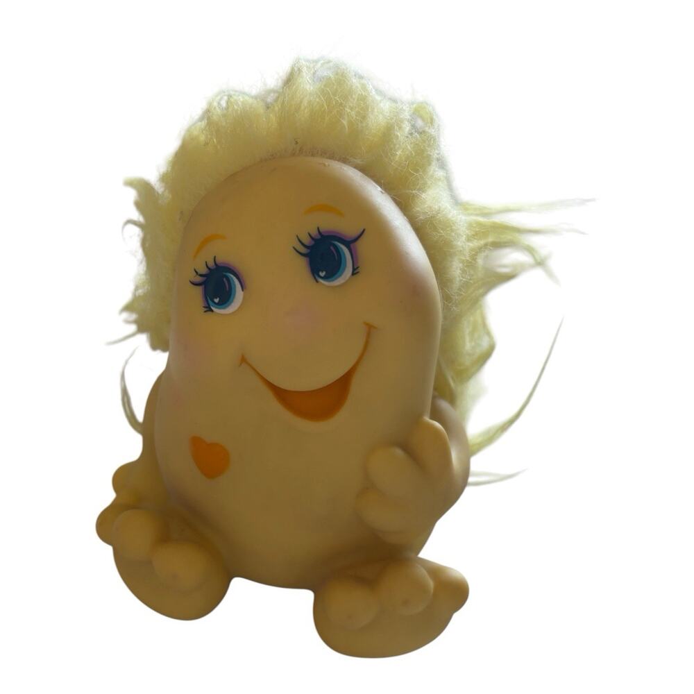 1984 Playskool Snugglebumms Family Yellow Warmly Giggles Toy Works